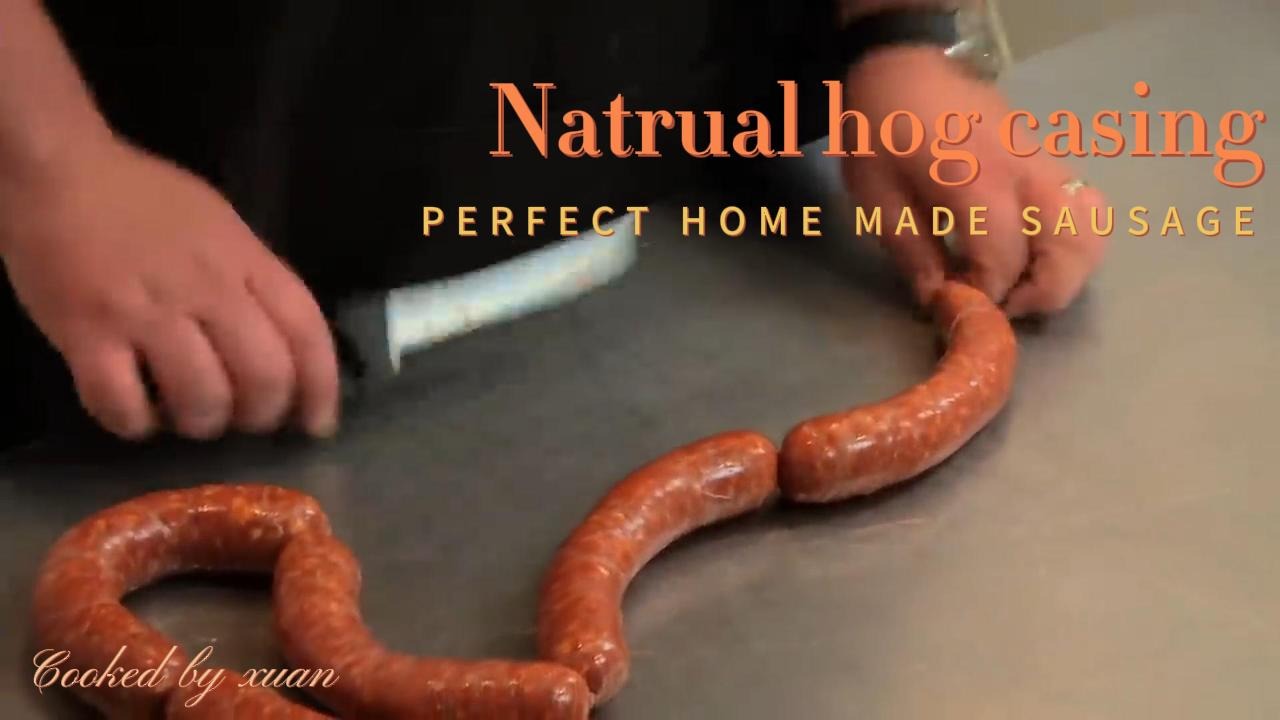 Natural Hog Casings in Action: Full Stuffing Demo