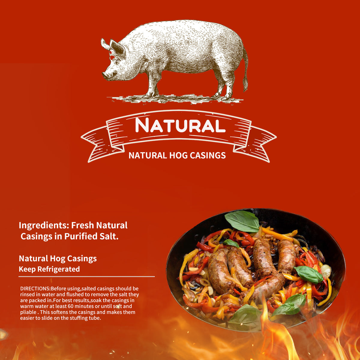 Natural Hog Casings for Sausage Making 2
